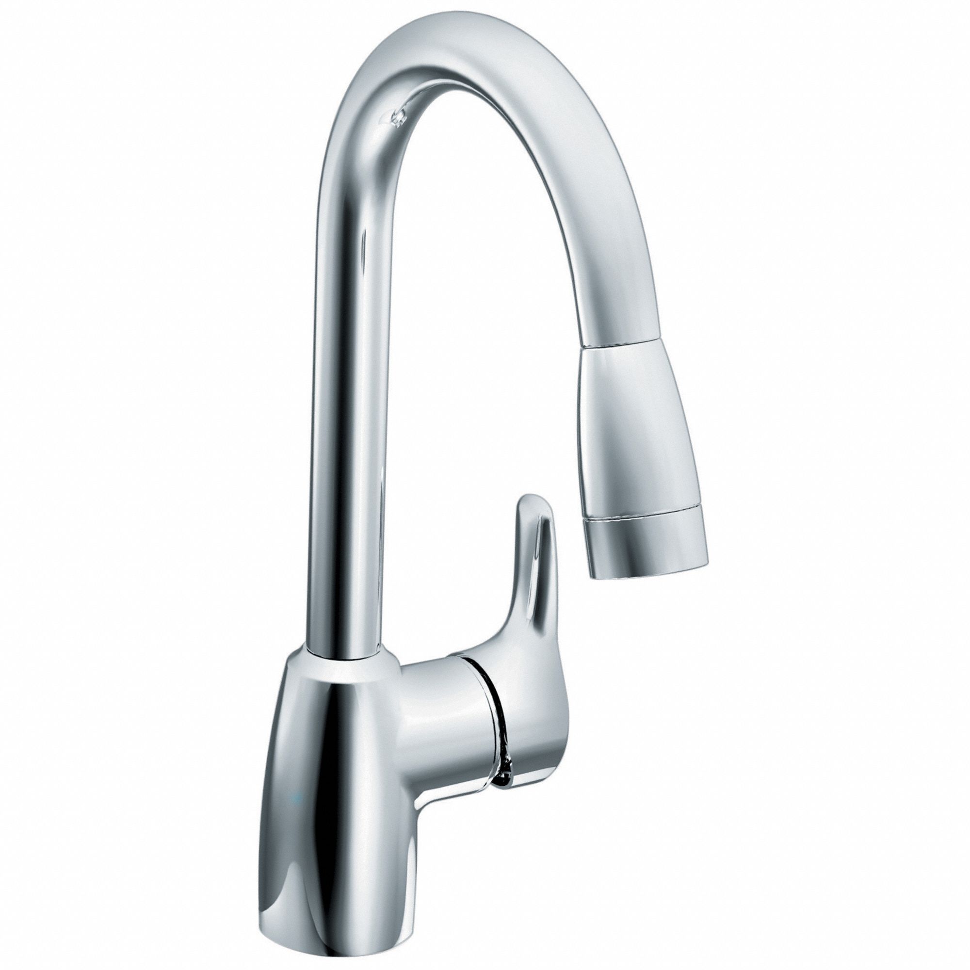 Kitchen Faucet: Baystone™, CA42519, Chrome Finish, 1.5 gpm Flow Rate, Drrain Not Included Drain