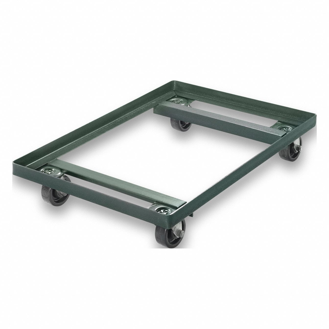 Sheet Pan Dolly: 800 lb Max Load Capacity, 4 1/4 in Overall Ht, Steel, (4) Swivel