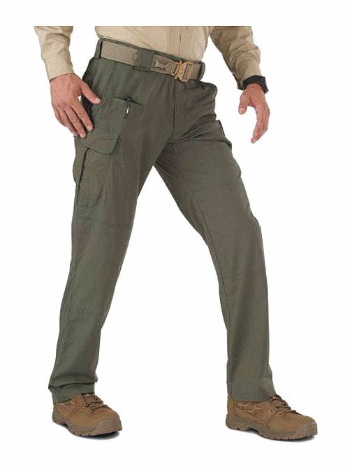 5.11 TACTICAL Stryke FlexTac Pants. Size 52 in, Fits Waist Size 52
