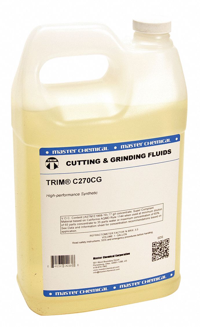 TRIM Liquid, Cutting and Grinding Fluid, Water Based, 1 gal., Jug ...