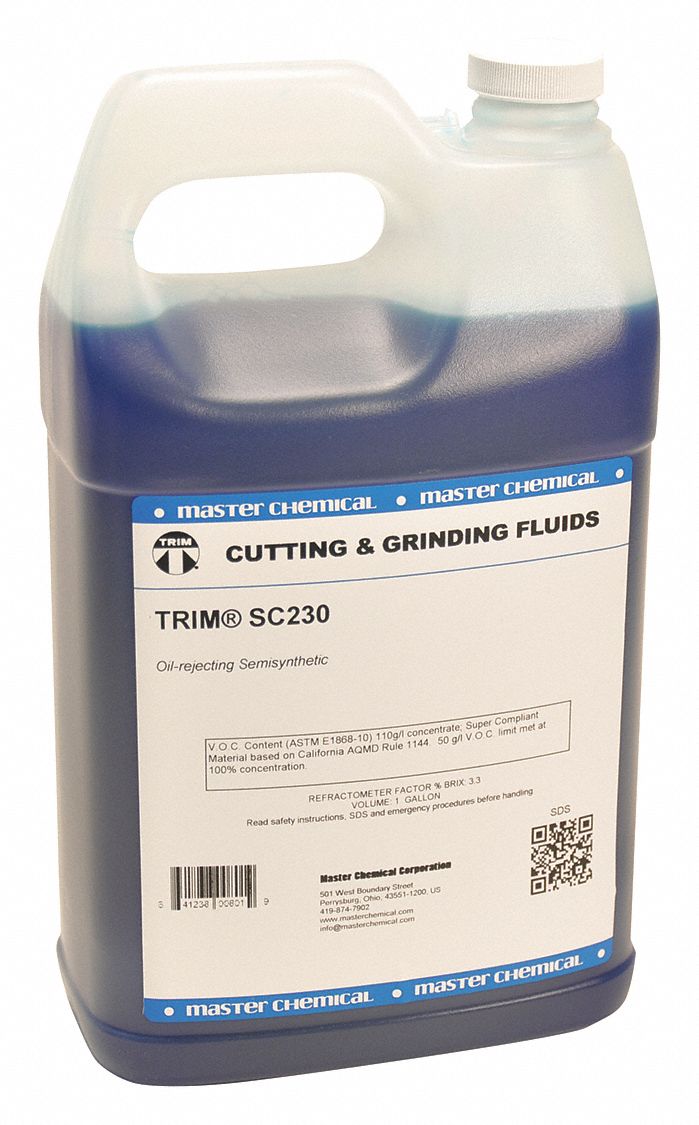 TRIM, 1 gal, Blue, Cutting and Grinding Fluid 425K98SC230/1 Grainger