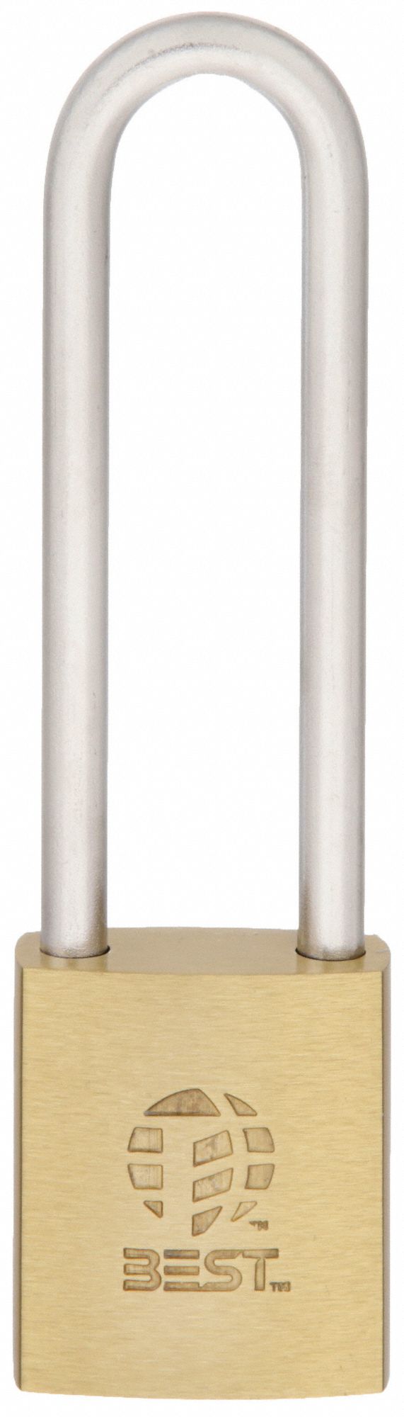 Padlock: 4 in Vertical Shackle Clearance, 7/8 in Horizontal Shackle Clearance, 5/16 in Shackle Dia