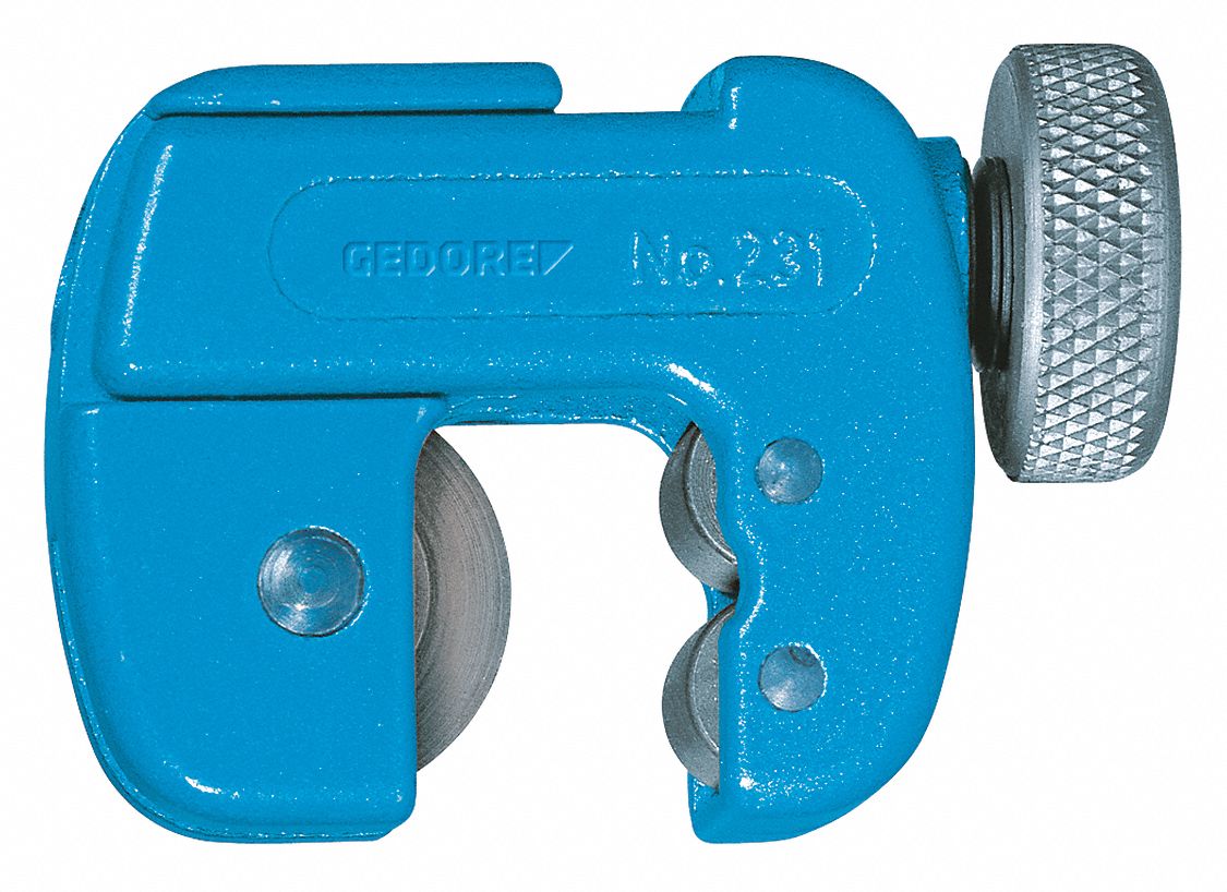 PIPE CUTTER, 3/16 IN TO 11/16 IN OD CUTTING CAPACITY, MANUAL, 2 IN TOOL L, STANDARD SHEAR, 231000