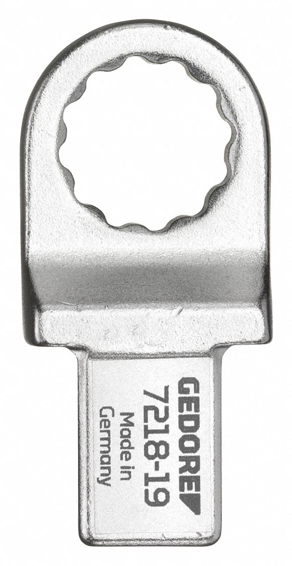 Interchangeable Torque Wrench Head: 14mm x 18mm Drive Size, 21 53/64 mm Size