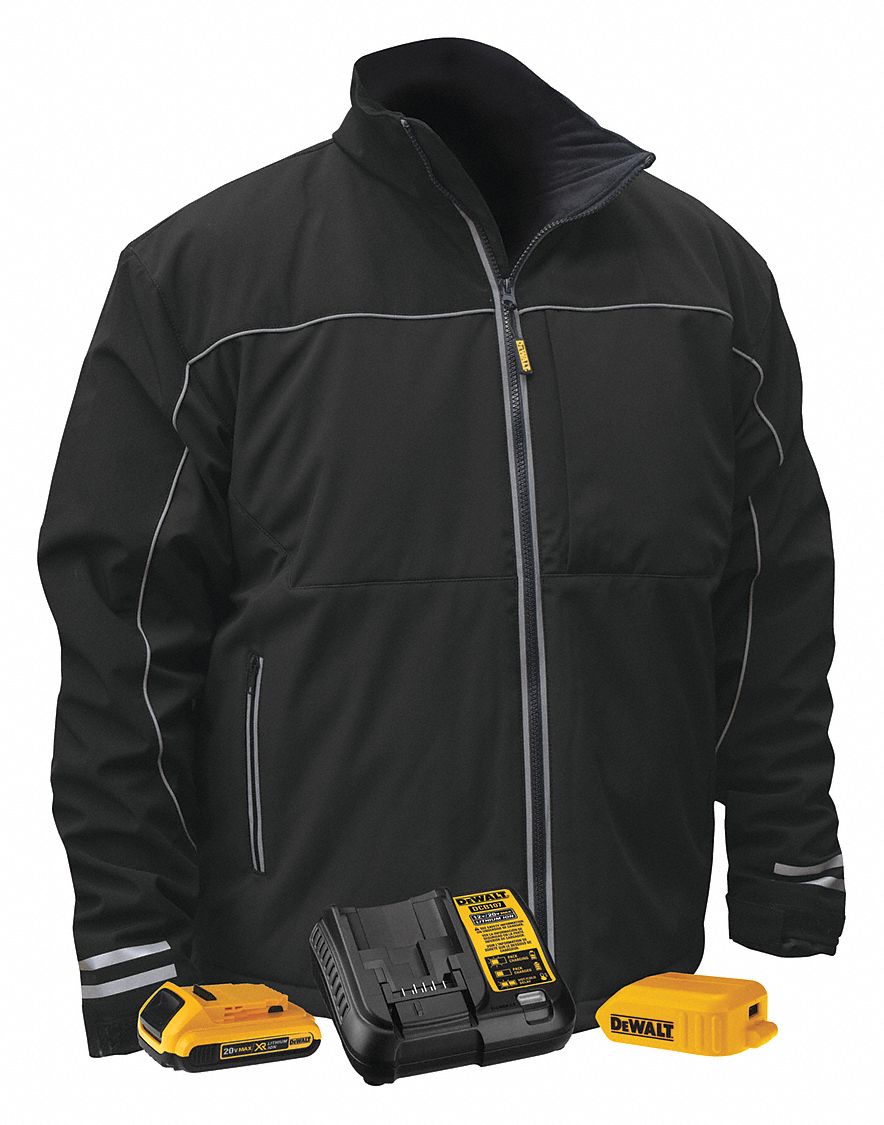 DEWALT, Men's, 2XL, Heated Jacket - 425W34|DCHJ072D1-2X - Grainger