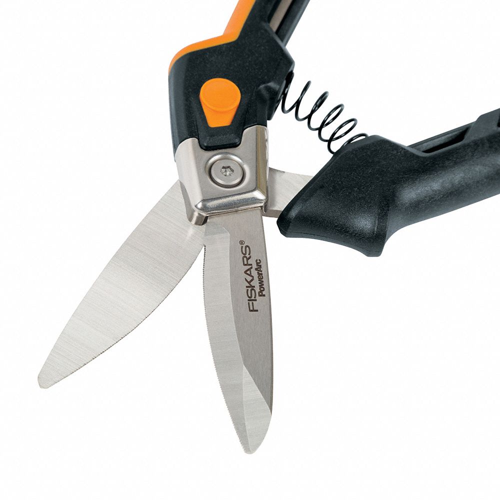 Fiskars Utility Snip Ambidextrous 8 In Overall Lg Serrated