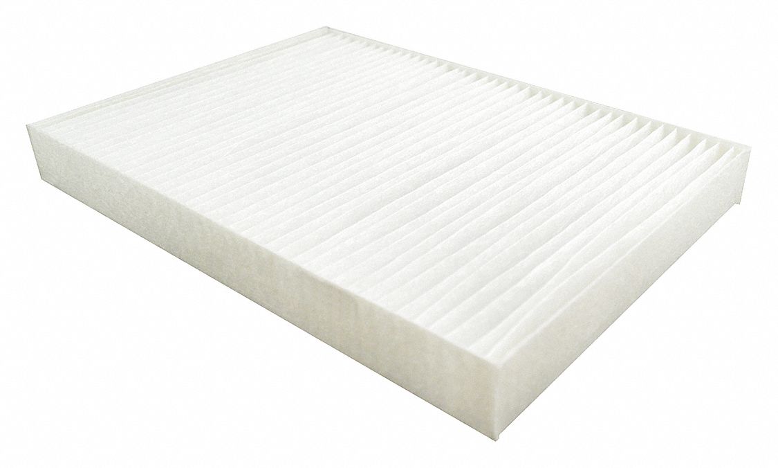 Automotive Air Filter: Panel, Cabin, Cabin Air Filter, Rectangular, Cellulose/Paper