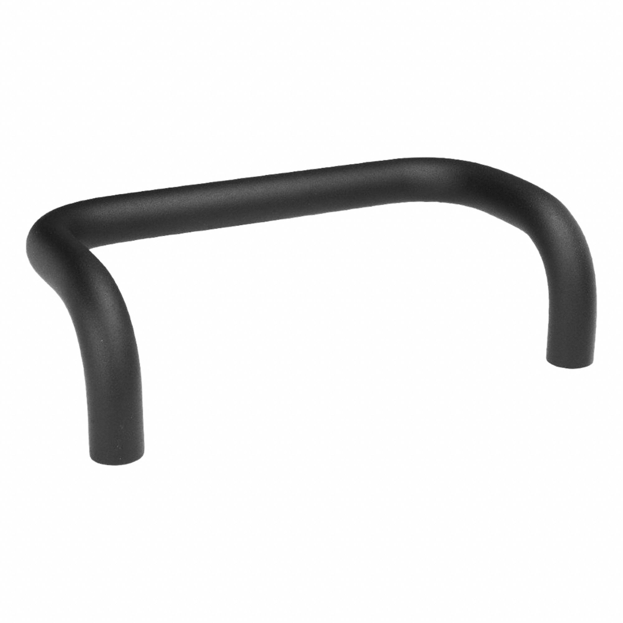 Pull Handle: Threaded Holes, Aluminum, Black, 11.81 in Mounting Hole Center to Center