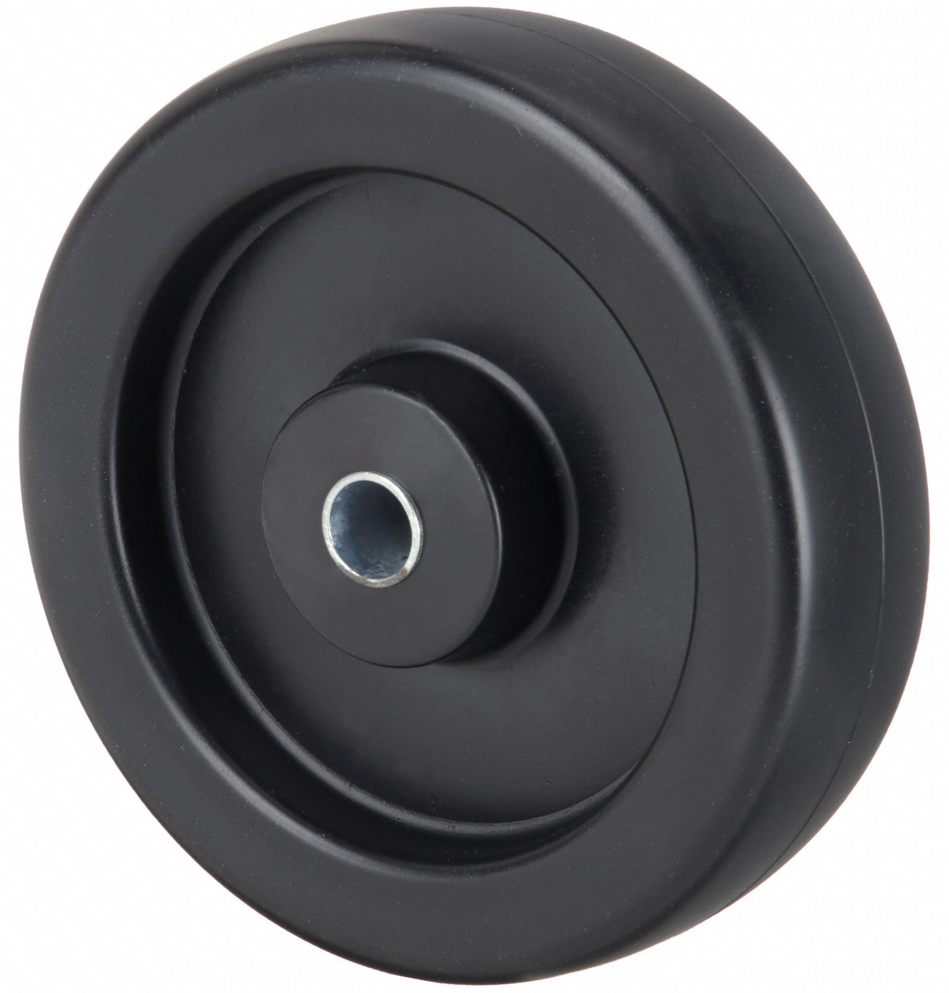 POLYOLEFIN TREAD WHEEL, 5 IN WHEEL DIAMETER, 1⅜ IN WHEEL W, 400 LB LOAD RATING