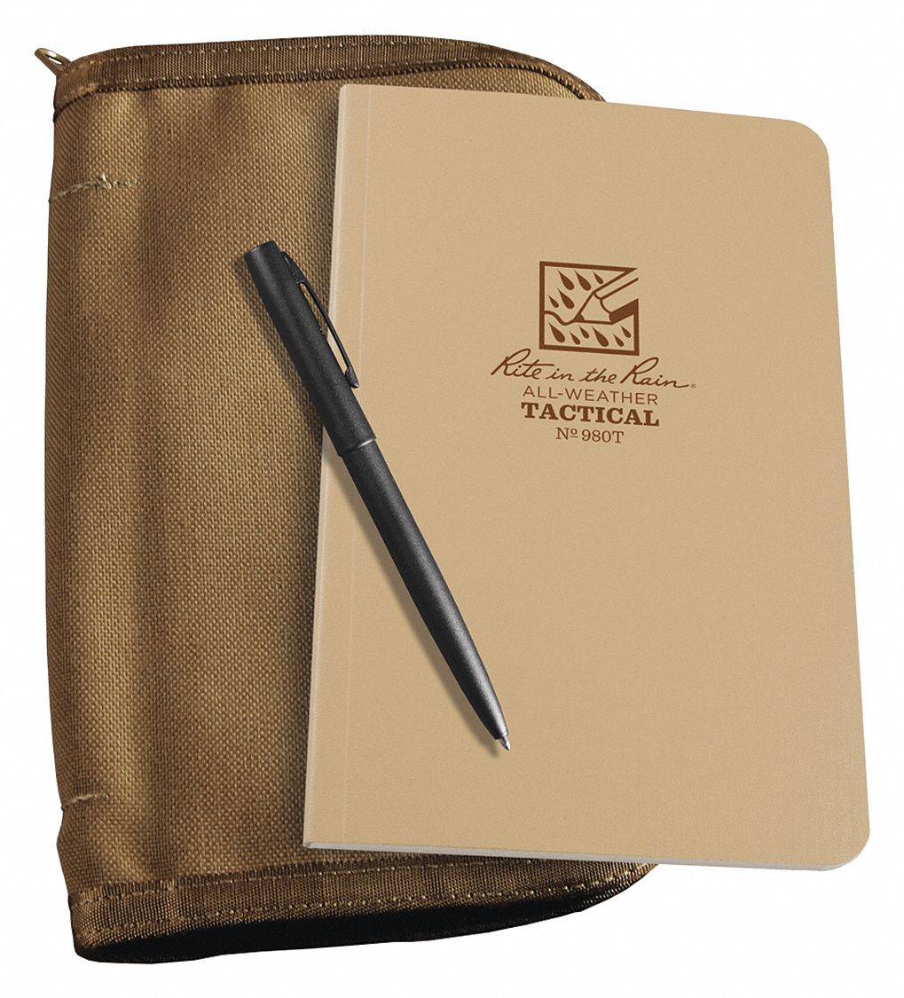 NOTEBOOK KIT,80 SHEETS,TAN