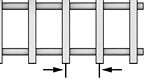 Bearing Bar Spacing