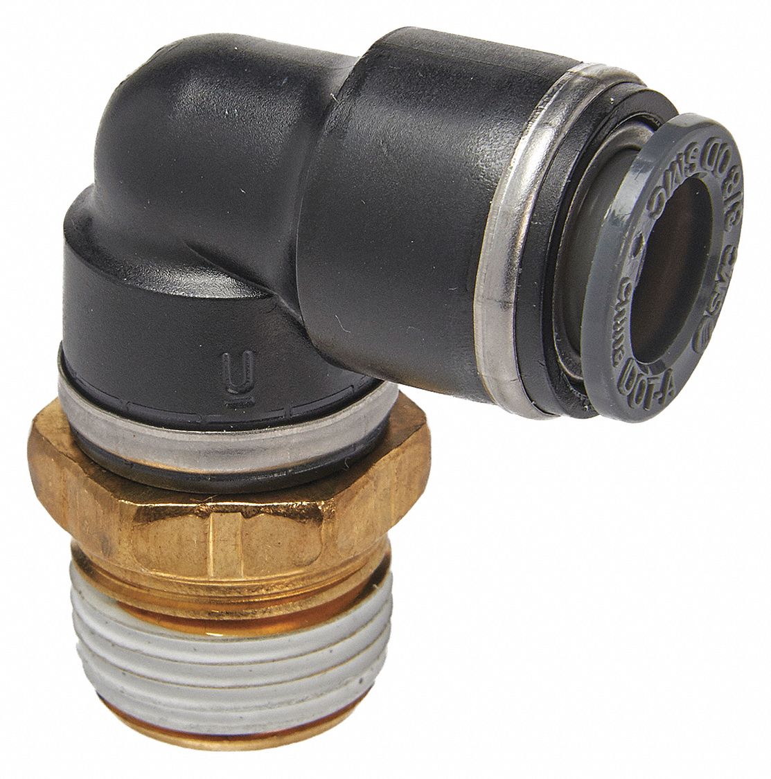 Male Elbow: NPT, Brass, 2 PK