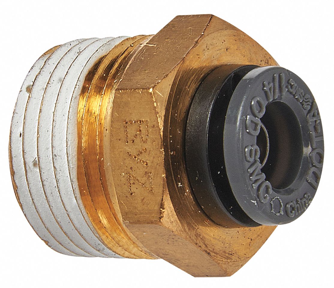 Straight Connector Brass