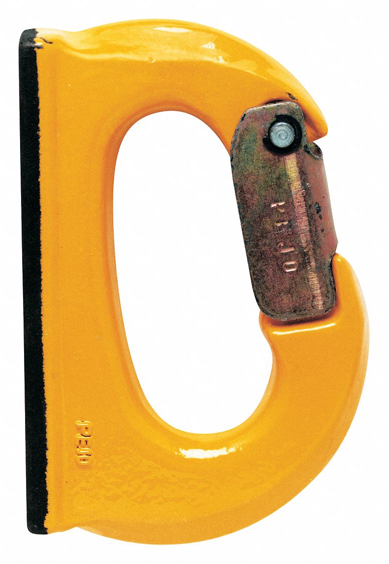 CALDWELL Excavator Hook, Steel, Weld On, 4,400 lb Working Load Limit