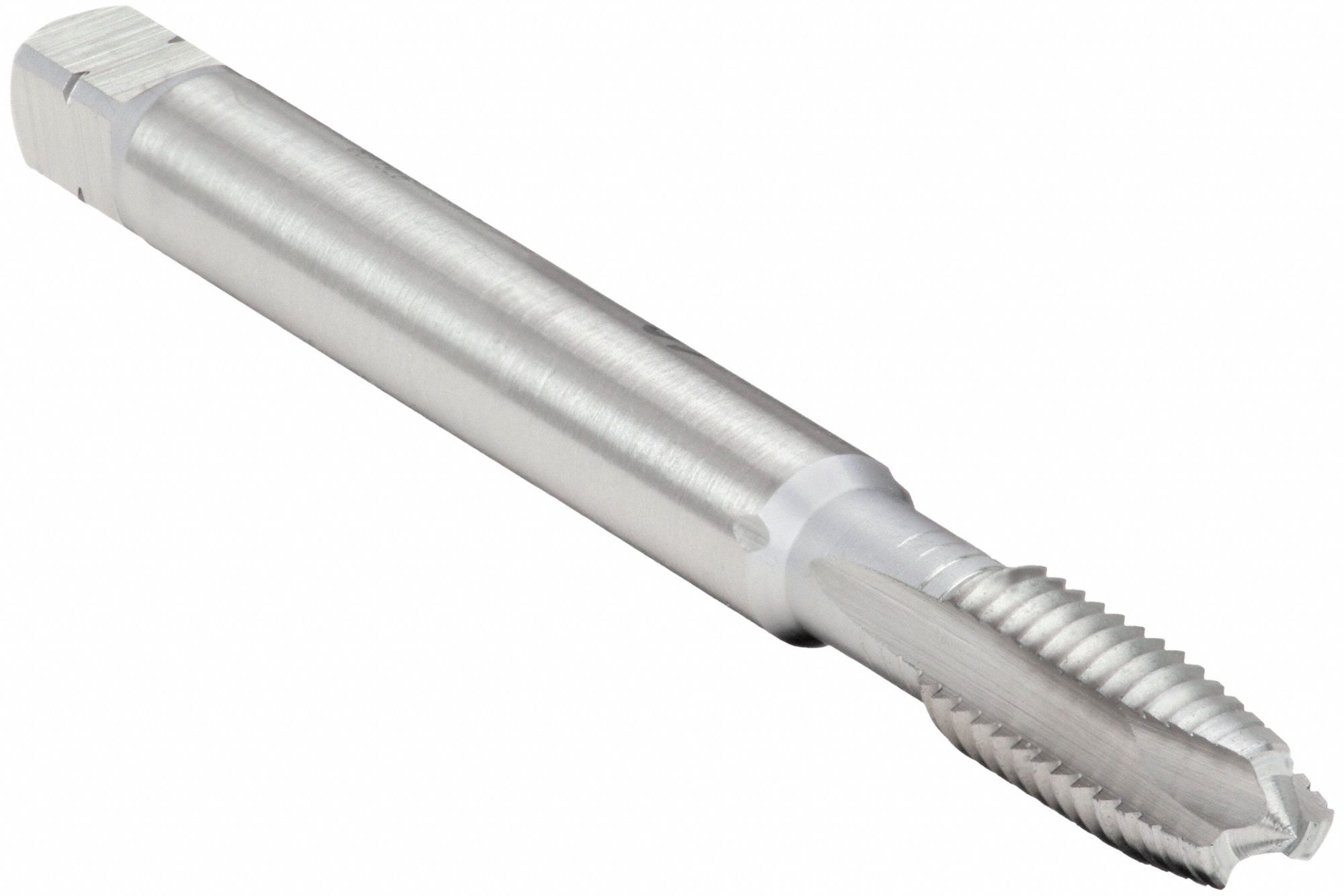 Spiral Point Tap: M8x1.25 Thread Size, 18.00 mm Thread Lg, 90.00 mm Overall Lg, Plug