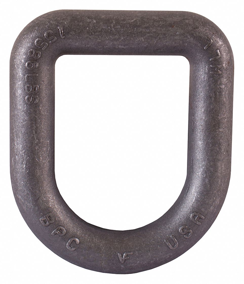 D-Ring: 1 in Ring Dia., 46, 760 lb Capacity GVW, 15, 586 lb Working Load Limit