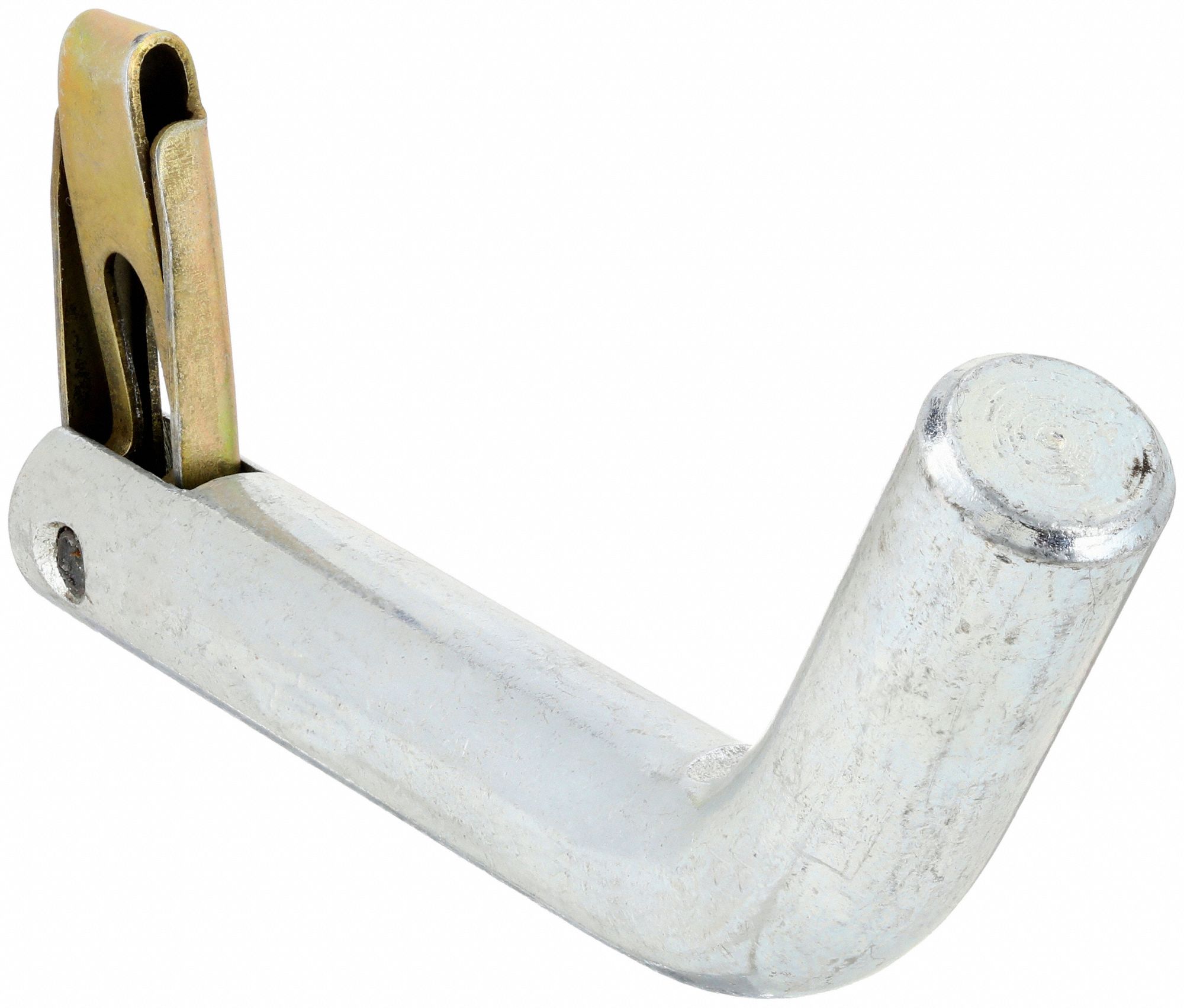 Hitch Pin: 2 in Compatible Hitch Size, 5/8 in Pin Dia, 4 in Overall Lg, Spring Clip