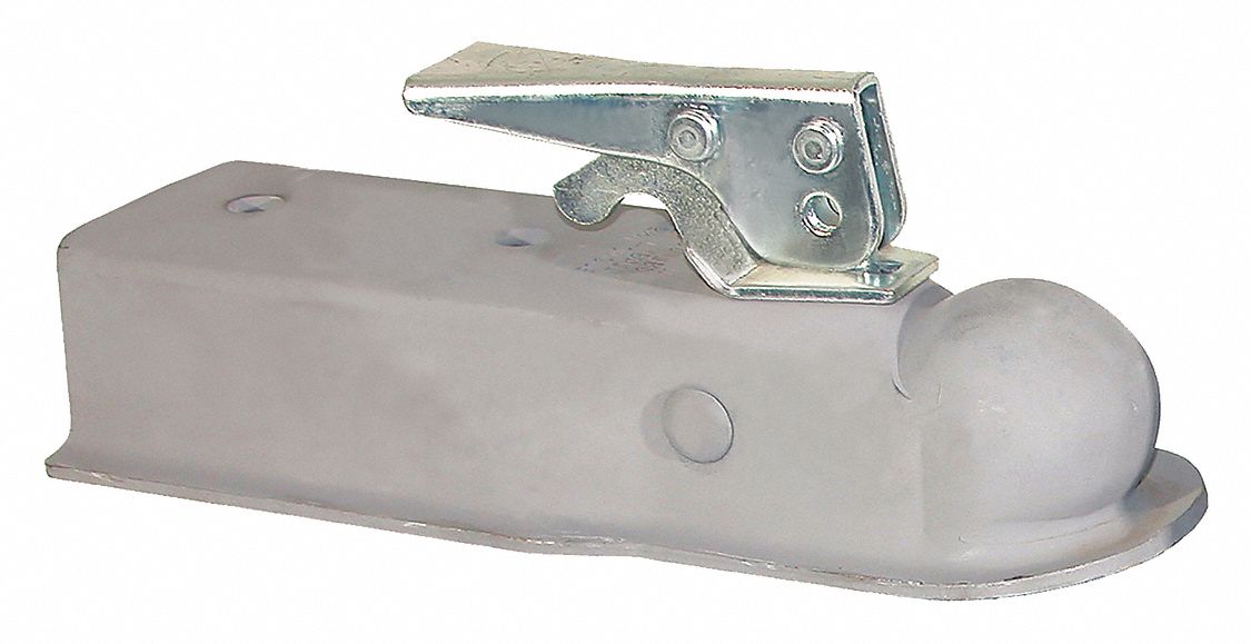 Trailer Coupler: Straight-Tongue Coupler, II, 3, 500 lb Gross Towing Wt Capacity
