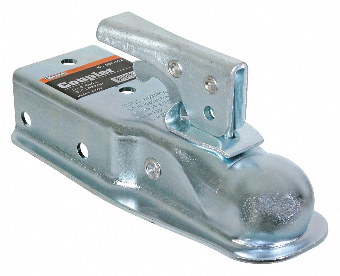 BUYERS PRODUCTS Class I Trailer Coupler, 2,000 lb Capacity GVW, Zinc