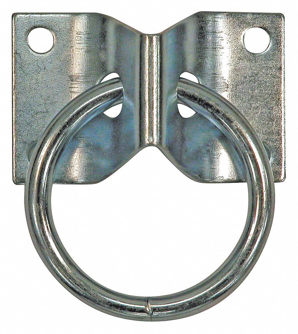 ROPE RING,STEEL,1-31/32" DIA,100 LB. CAP