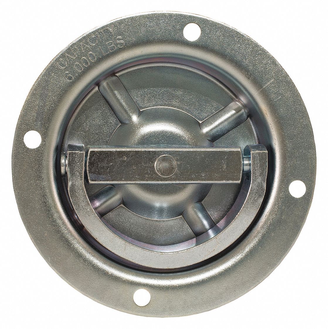 Rope Ring: 1/4 in Ring Dia., 6, 000 lb Capacity GVW, 2, 000 lb Working Load Limit