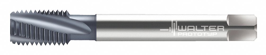 Spiral Flute Tap: M12x1.75 Thread Size, 16.00 mm Thread Lg, 110.00 mm Overall Lg, 6H