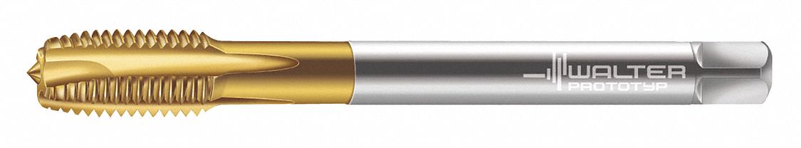 Spiral Point Tap: M12x1.75 Thread Size, 23.00 mm Thread Lg, 110.00 mm Overall Lg