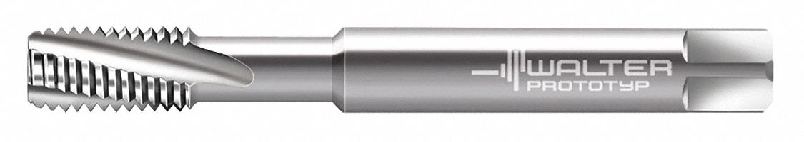 Spiral Flute Tap: M8x1.25 Thread Size, 22.00 mm Thread Lg, 90.00 mm Overall Lg, 6H