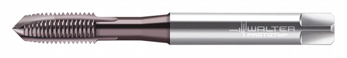 Spiral Point Tap: 5/16"-18 Thread Size, 18.00 mm Thread Lg, 90.00 mm Overall Lg, THL