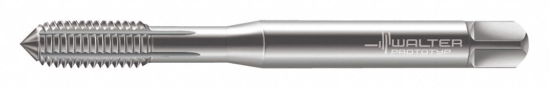 Thread Forming Tap: HSS-E, Bright (Uncoated), M10x1.25 Thread Size, Right Hand