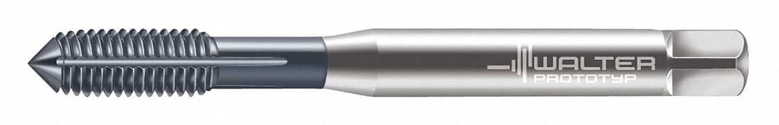 Thread Forming Tap: M3x0.5 Thread Size, 9.00 mm Thread Lg, 56.00 mm Overall Lg, TICN