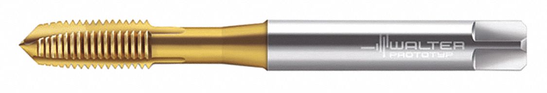Spiral Point Tap: M8x1.25 Thread Size, 18.00 mm Thread Lg, 90.00 mm Overall Lg, Plug