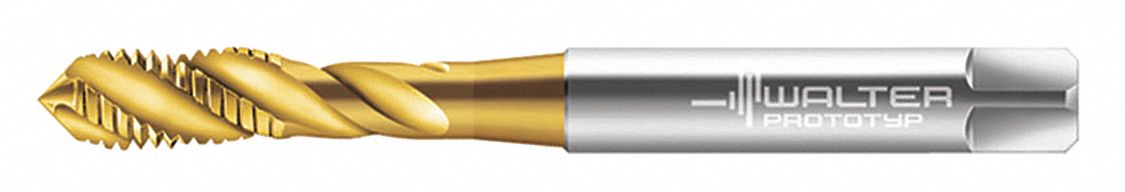 Spiral Flute Tap: M10x1.5 Thread Size, 15.00 mm Thread Lg, 100.00 mm Overall Lg, 6HX