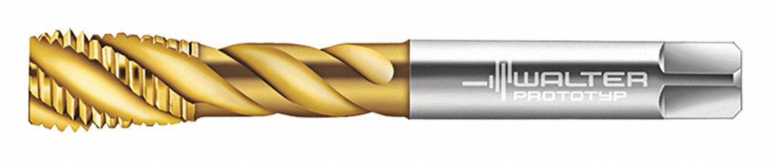 Spiral Flute Tap: M12x1.75 Thread Size, 16.00 mm Thread Lg, 110.00 mm Overall Lg