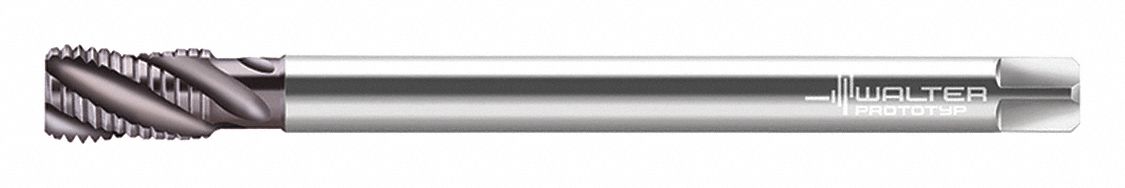 Spiral Flute Tap: M10x1.5 Thread Size, 15.00 mm Thread Lg, 200.00 mm Overall Lg