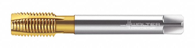 Pipe and Conduit Thread Tap: 1"-11 Thread Size, 28.00 mm Thread Lg, Plug, TiN