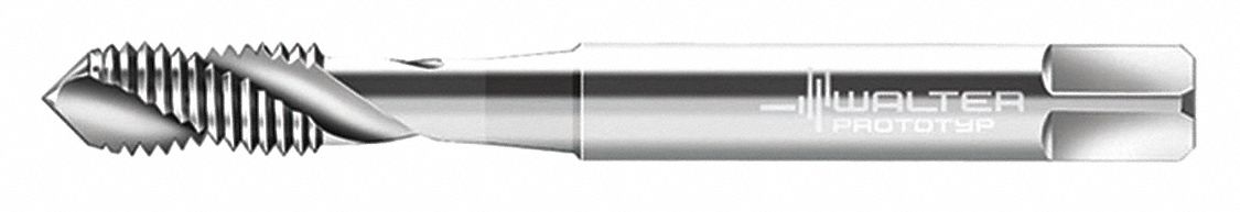 Spiral Flute Tap: M10x1.5 Thread Size, 15.00 mm Thread Lg, 100.00 mm Overall Lg