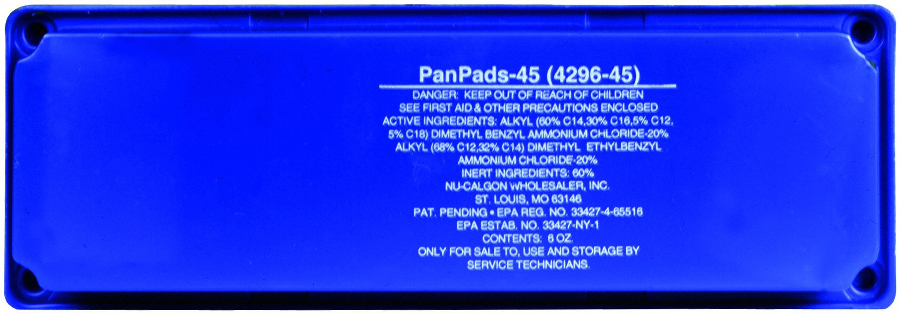 NU-CALGON, Pad, For 45 ton Systems, Condensate Pan Treatment NU-CALGON, Pad, For 45 ton Systems, Condensate Pan Treatment