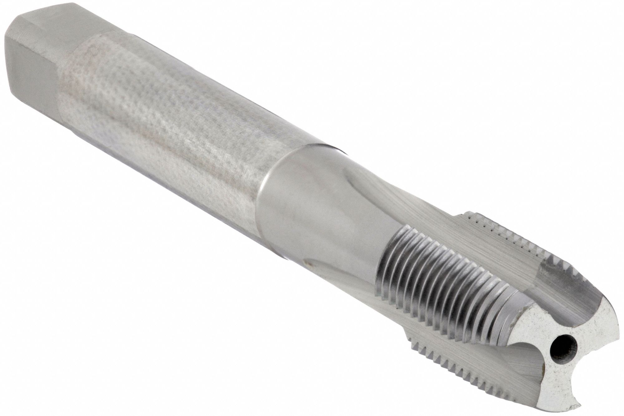 Pipe and Conduit Thread Tap: 1/4"-19 Thread Size, 21.00 mm Thread Lg, Plug, 3 Flutes