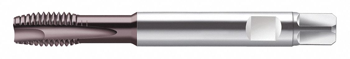 Spiral Point Tap: M24x3 Thread Size, 30.00 mm Thread Lg, 160.00 mm Overall Lg, Plug