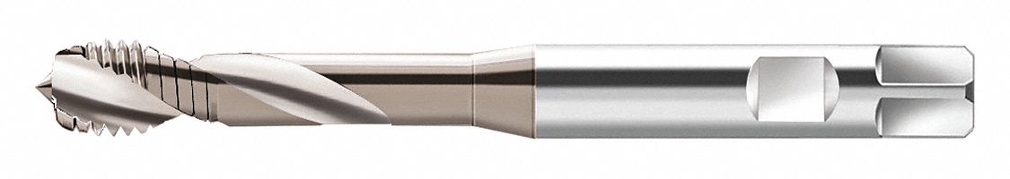 Spiral Flute Tap: M10x1.5 Thread Size, 15.00 mm Thread Lg, 100.00 mm Overall Lg, CRN