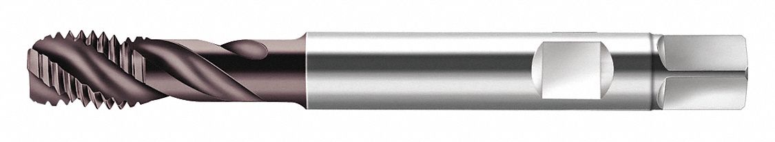 Spiral Flute Tap: M12x1.75 Thread Size, 18.50 mm Thread Lg, 110.00 mm Overall Lg