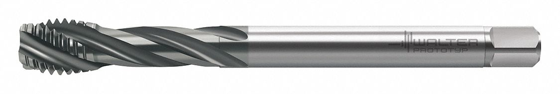 Spiral Flute Tap: M12x1.75 Thread Size, 16.00 mm Thread Lg, 110.00 mm Overall Lg