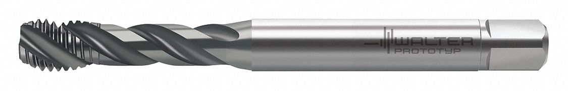 Spiral Flute Tap: M5x0.8 Thread Size, 8.00 mm Thread Lg, 70.00 mm Overall Lg, 6HX