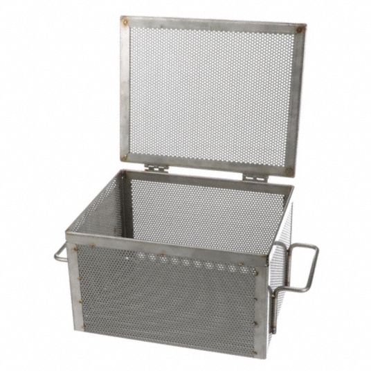MARLIN STEEL WIRE PRODUCTS, Rectangular, Steel, Parts Washer Basket