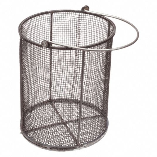 Mesh Basket: Round, Stainless Steel