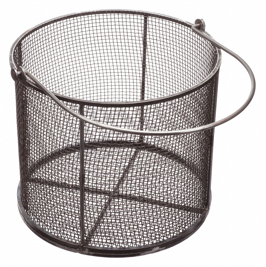 MARLIN STEEL WIRE PRODUCTS Parts Washing Basket, Round, Basket Height