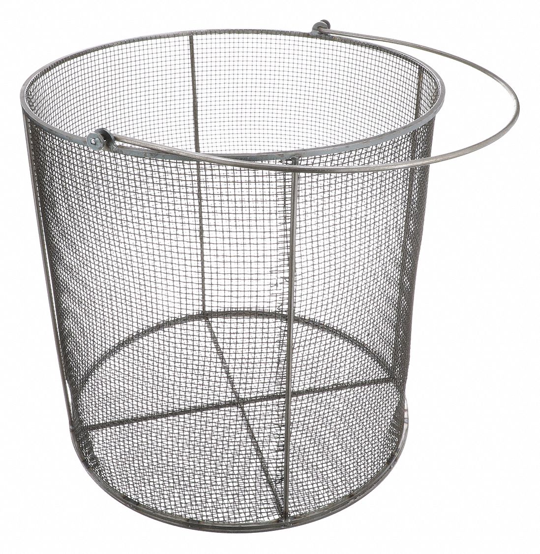 MARLIN STEEL WIRE PRODUCTS, Round, Steel, Parts Washer Basket - 429G84 ...