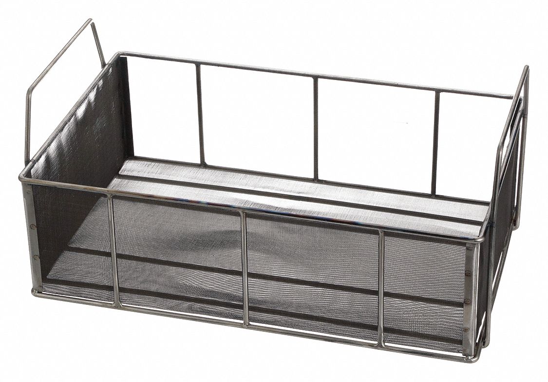 MARLIN STEEL WIRE PRODUCTS Parts Washing Basket, Rectangular, Basket