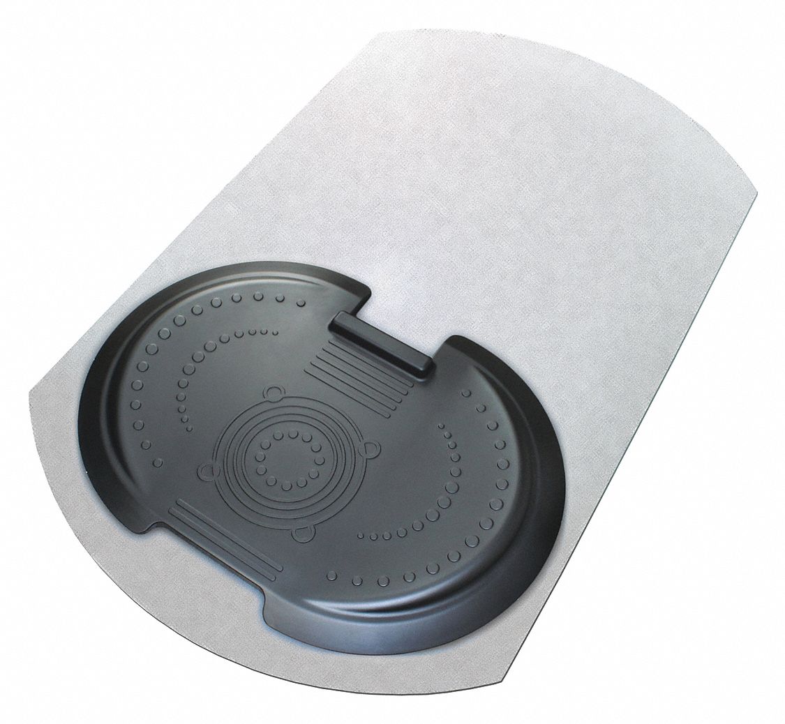 Antifatigue Mat, Contoured, Black